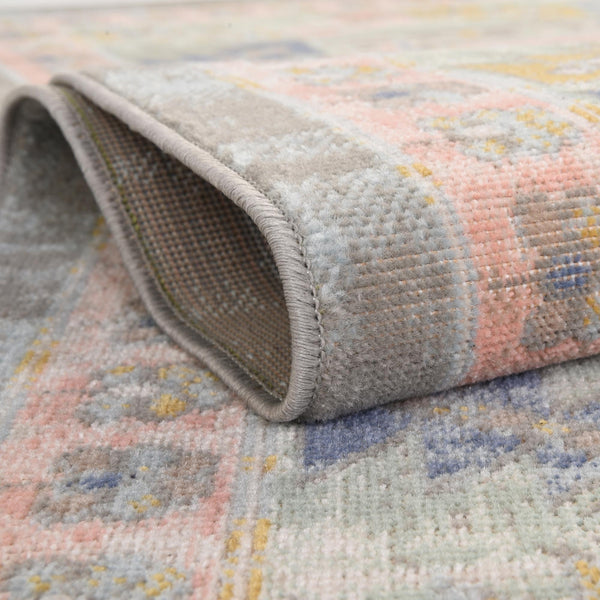 Savannah Series Collection Area Rug - Augusta (Pink) Rectangle Pink lifestyle 5