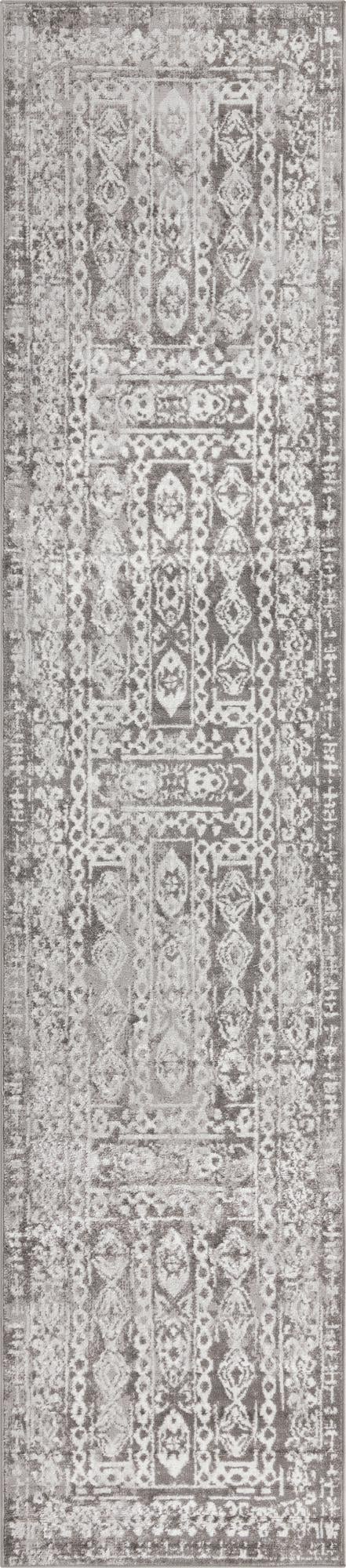 Cambridge Classics Collection Area Rug - Kendall (Gray) Runner Gray lifestyle 12