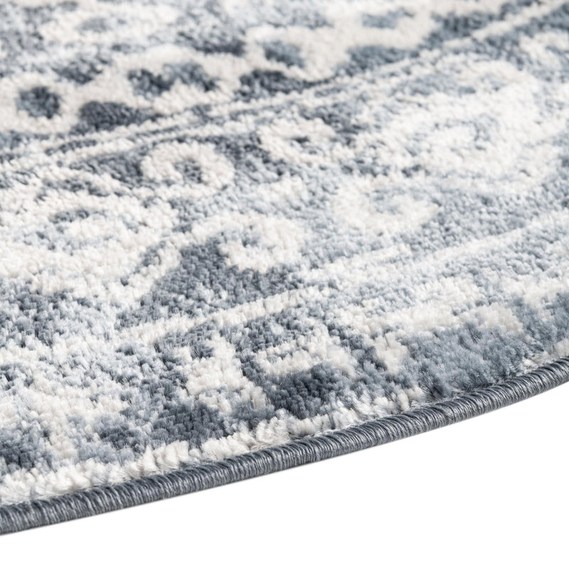 Cambridge Classics Collection Area Rug - Kendall (Blue) Oval Blue lifestyle 27