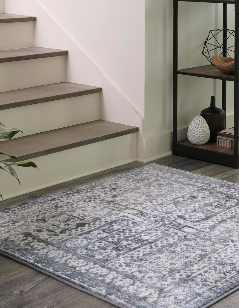 Cambridge Classics Collection Area Rug - Kendall (Blue) Square Blue lifestyle 19