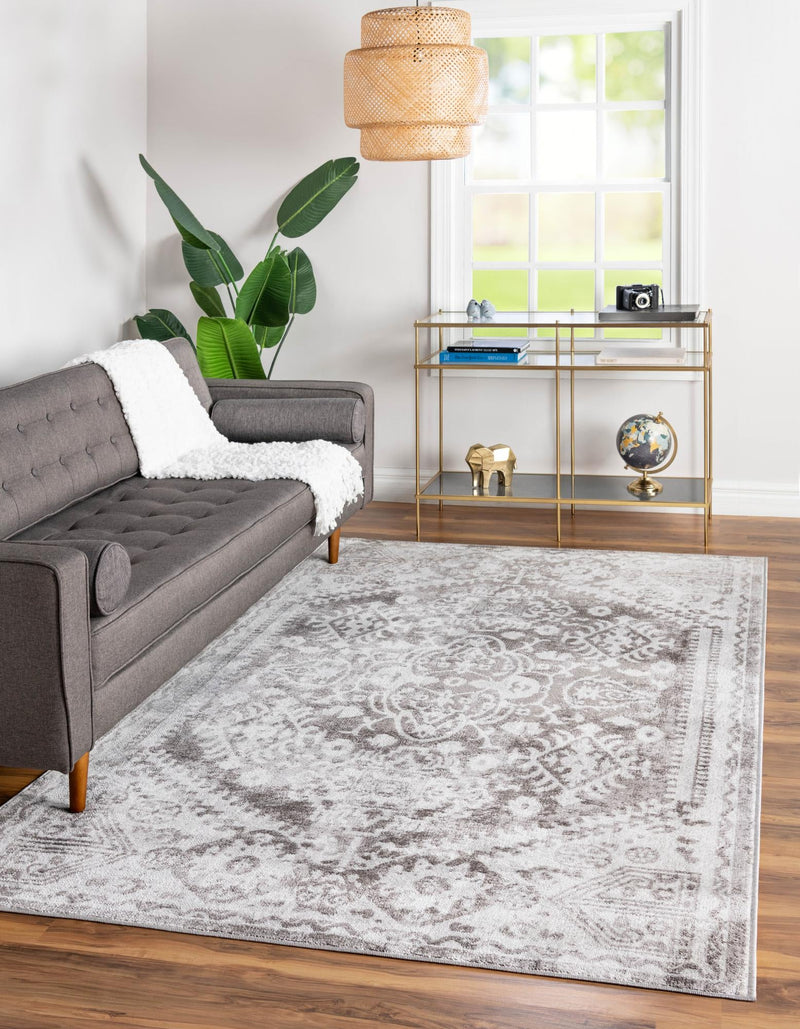 Cambridge Classics Collection Area Rug - Pembroke (Gray) Rectangle Gray lifestyle 2