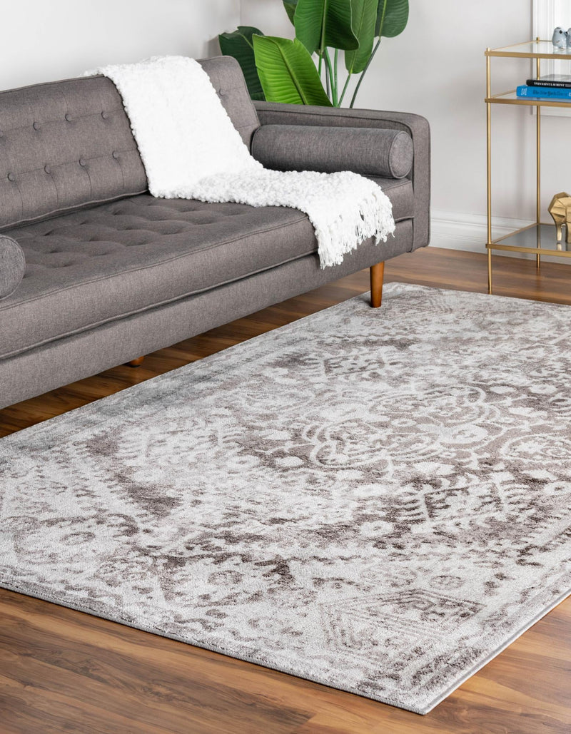 Cambridge Classics Collection Area Rug - Pembroke (Gray) Rectangle Gray lifestyle 3