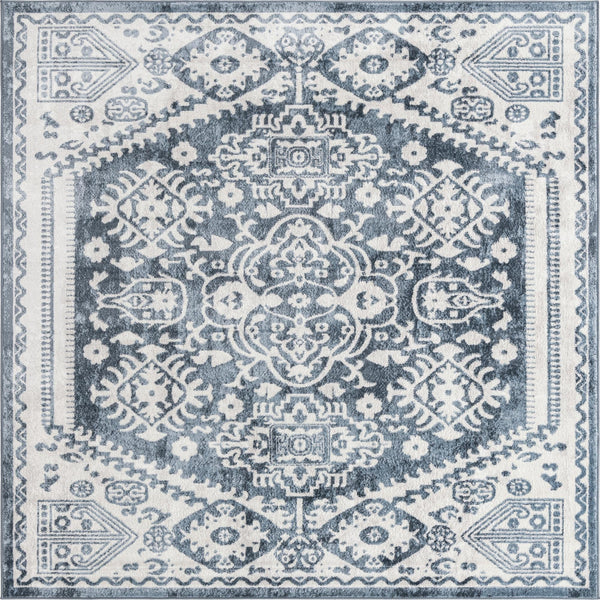 Cambridge Classics Collection Area Rug - Pembroke (Blue) Square Blue lifestyle 9