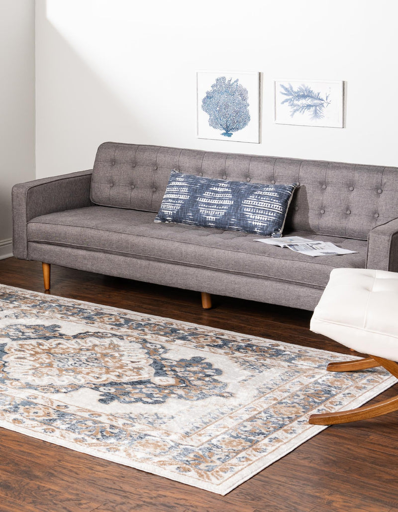 Cambridge Classics Collection Area Rug - Fitzwilliam (Cream) Rectangle Cream lifestyle 3