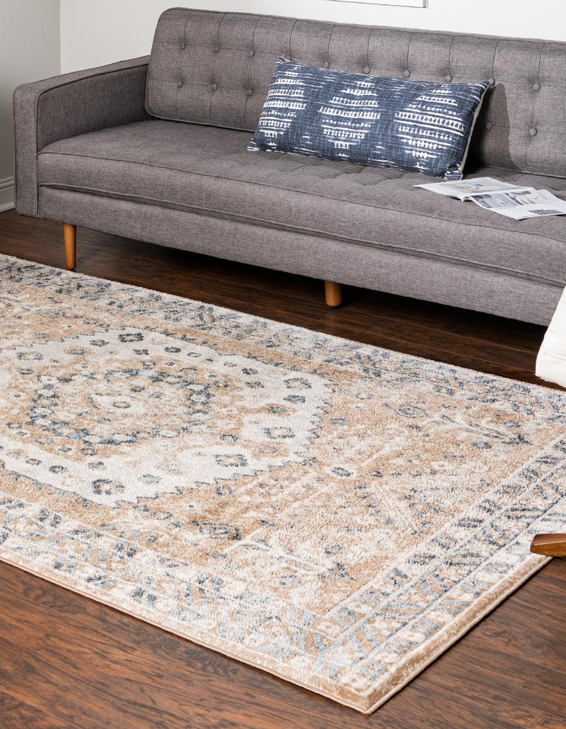 Cambridge Classics Collection Area Rug - Magdalene (Beige) Rectangle Beige lifestyle 3