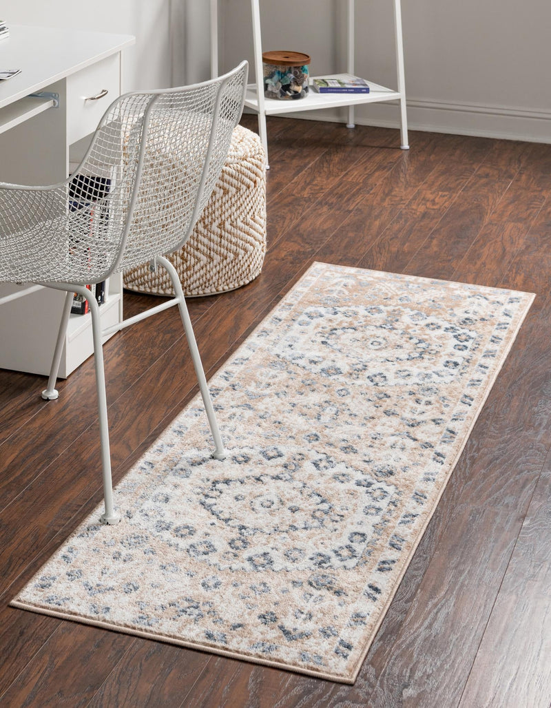 Cambridge Classics Collection Area Rug - Magdalene (Beige) Runner Beige lifestyle 19