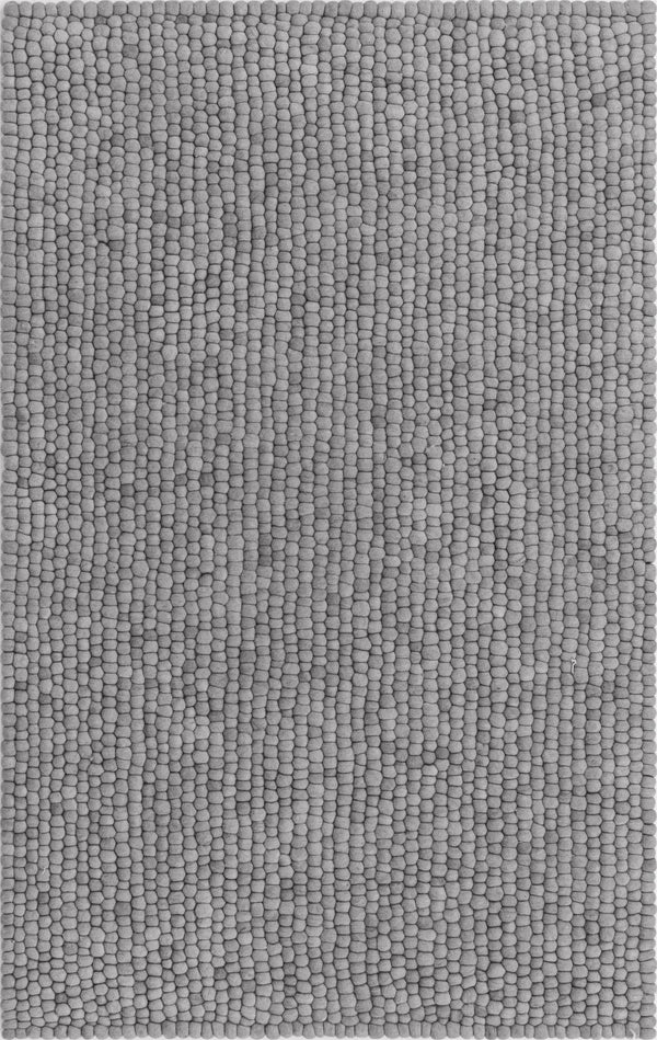Wool Sphere Alley Collection Area Rug - Sphereville (Gray) Rectangle Gray Main