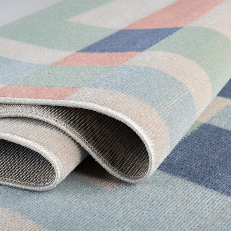 Lagoon Oasis Collection Area Rug - Reef Rectangle Multi lifestyle 6