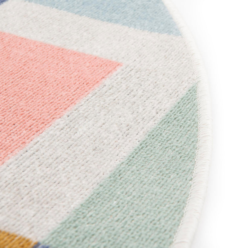 Lagoon Oasis Collection Area Rug - Reef Oval Multi lifestyle 30
