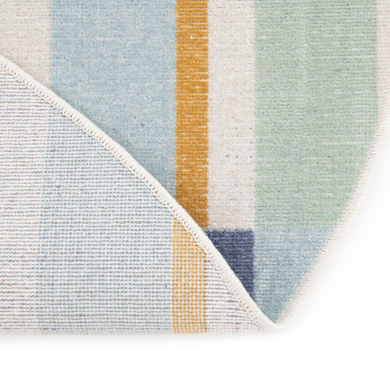 Lagoon Oasis Collection Area Rug - Reef Oval Multi lifestyle 38