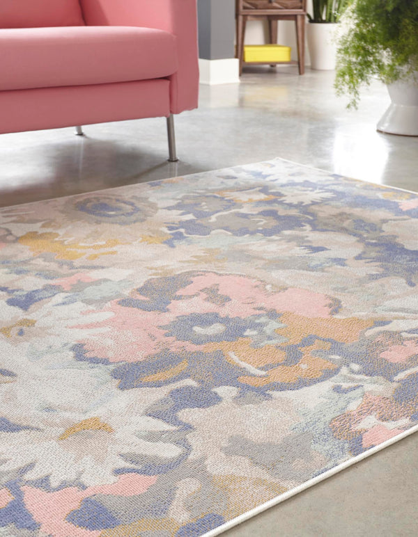 Lagoon Oasis Collection Area Rug - Atoll Rectangle Multi lifestyle 6