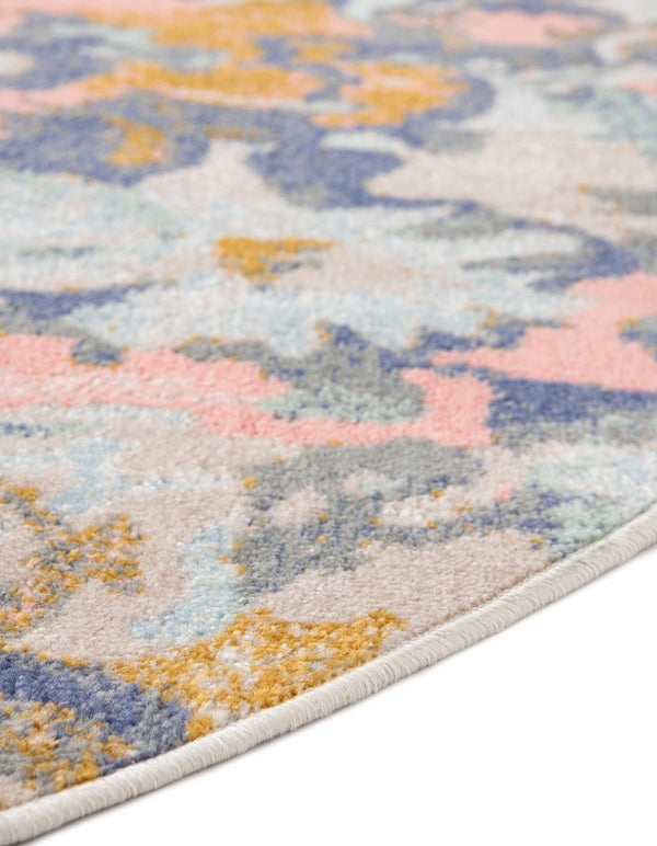 Lagoon Oasis Collection Area Rug - Atoll Oval Multi lifestyle 57