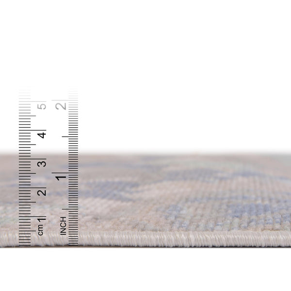 Lagoon Oasis Collection Area Rug - Atoll Rectangle Blue lifestyle 8