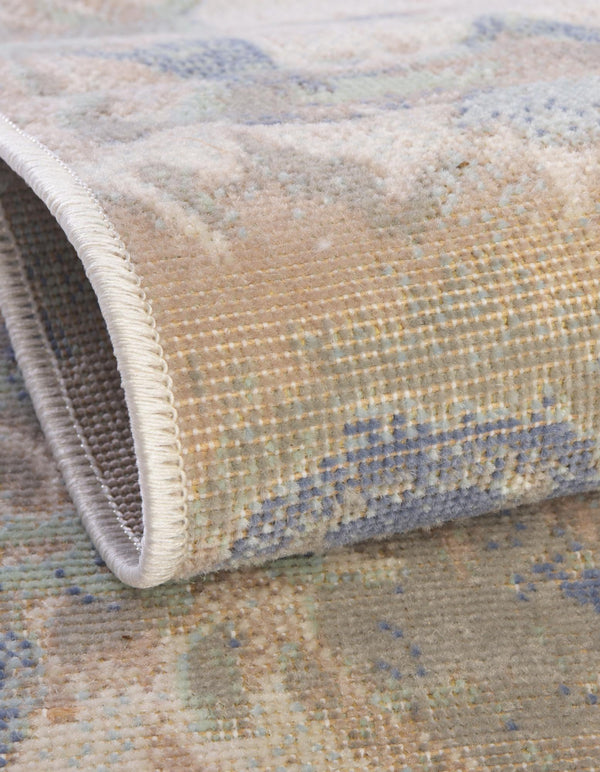Lagoon Oasis Collection Area Rug - Atoll Oval Blue lifestyle 47