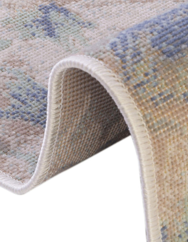 Lagoon Oasis Collection Area Rug - Atoll Oval Blue lifestyle 71