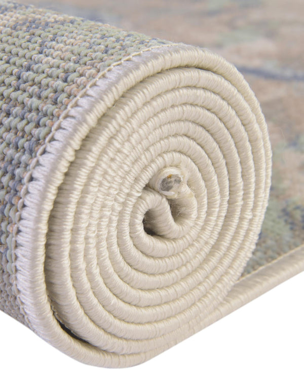Lagoon Oasis Collection Area Rug - Atoll Oval Blue lifestyle 79