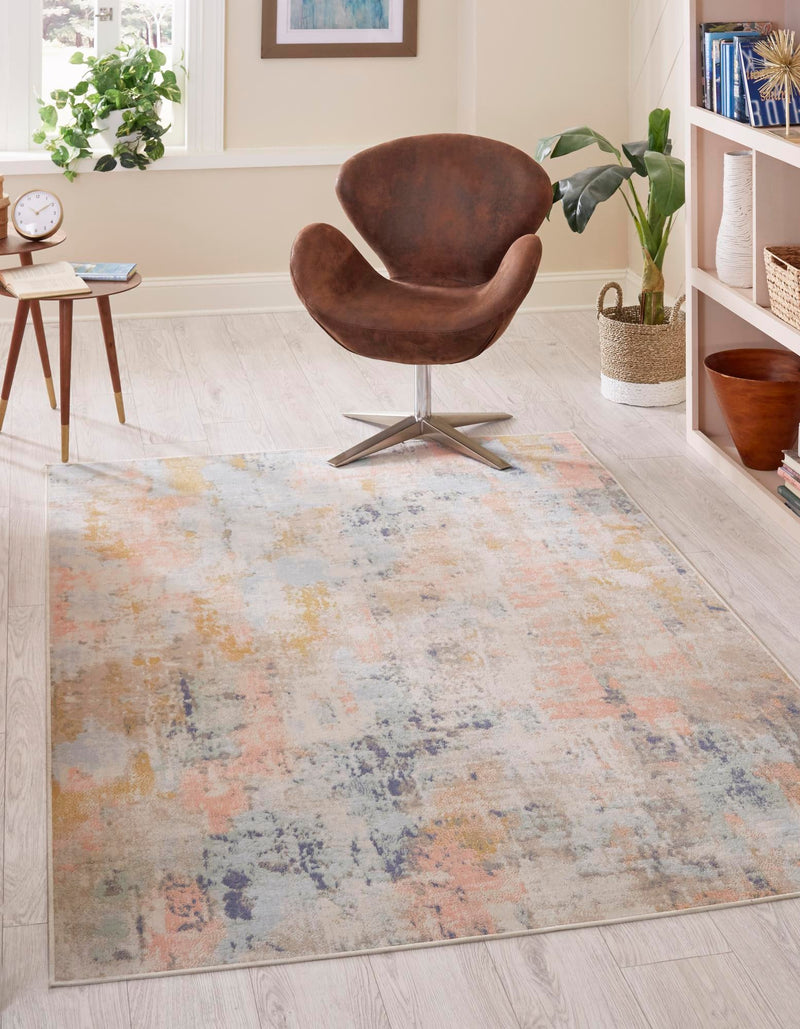 Lagoon Oasis Collection Area Rug - Seagrass Rectangle Multi lifestyle 4
