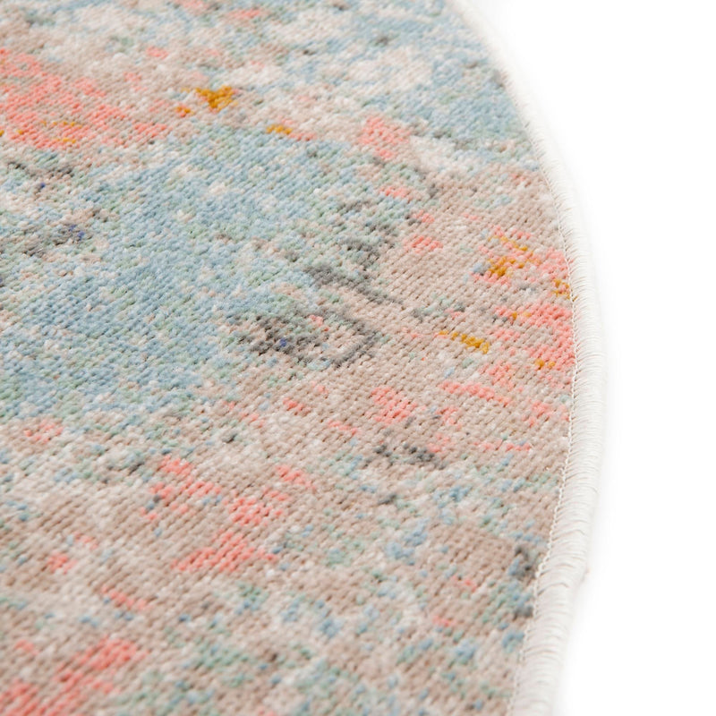 Lagoon Oasis Collection Area Rug - Seagrass Oval Multi lifestyle 57