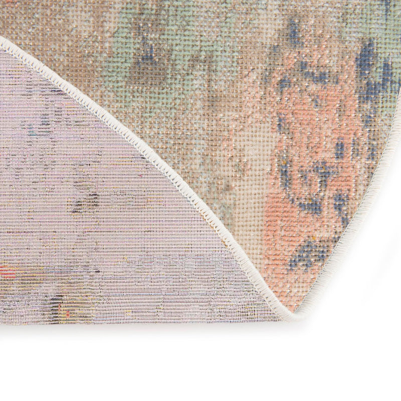 Lagoon Oasis Collection Area Rug - Seagrass Oval Multi lifestyle 69