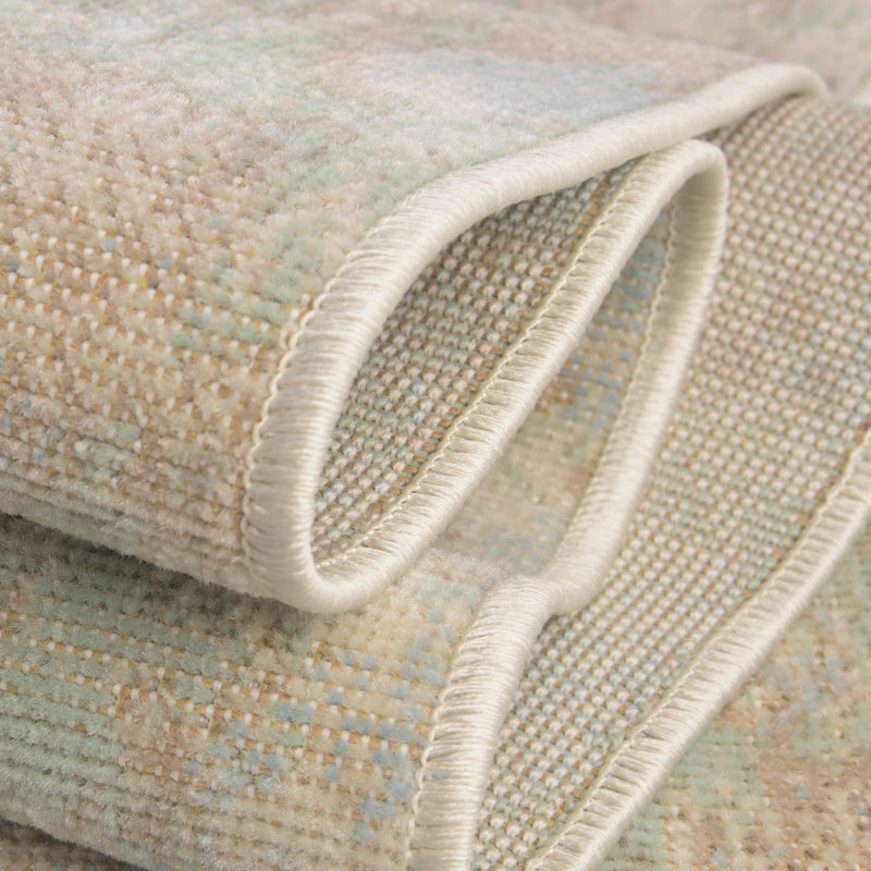 Lagoon Oasis Collection Area Rug - Seagrass Rectangle Teal lifestyle 22