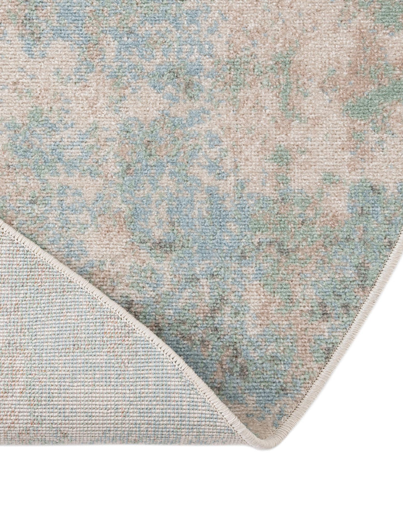 Lagoon Oasis Collection Area Rug - Seagrass Oval Teal lifestyle 66