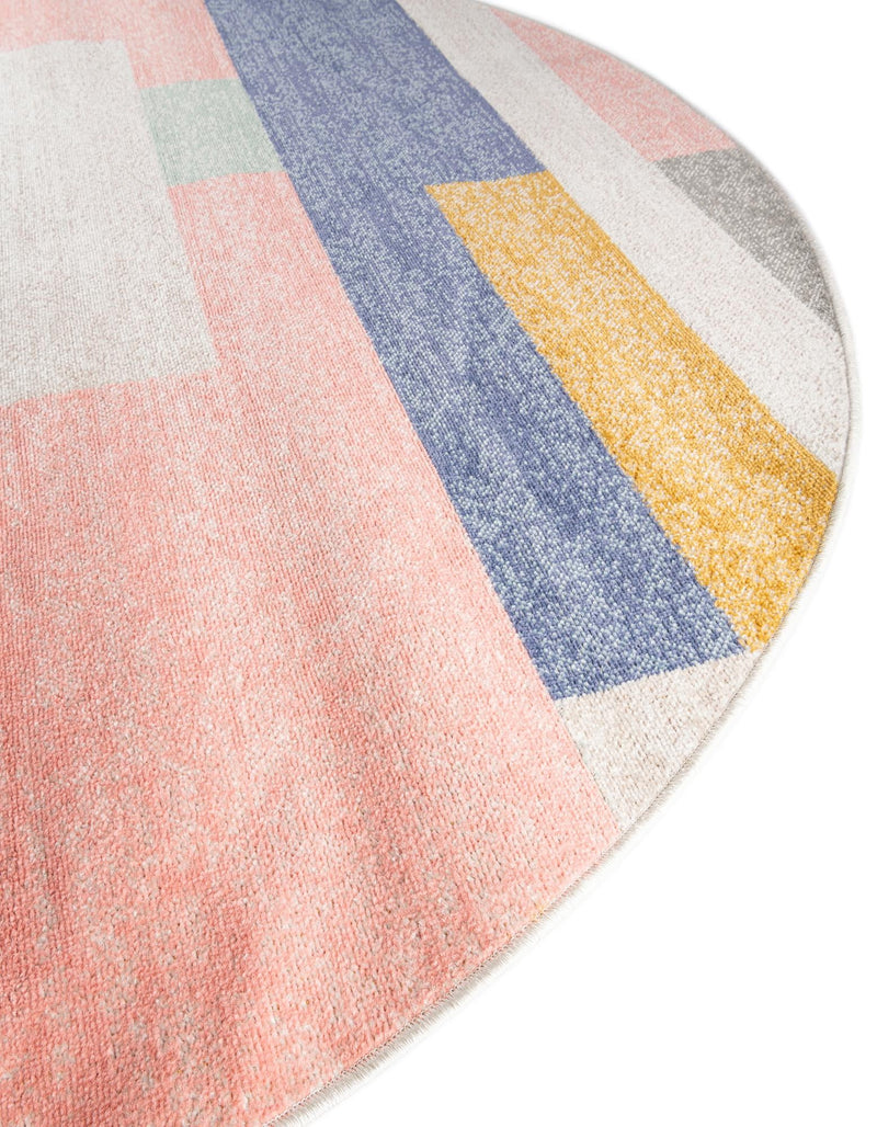 Lagoon Oasis Collection Area Rug - Driftwood Oval Multi lifestyle 37