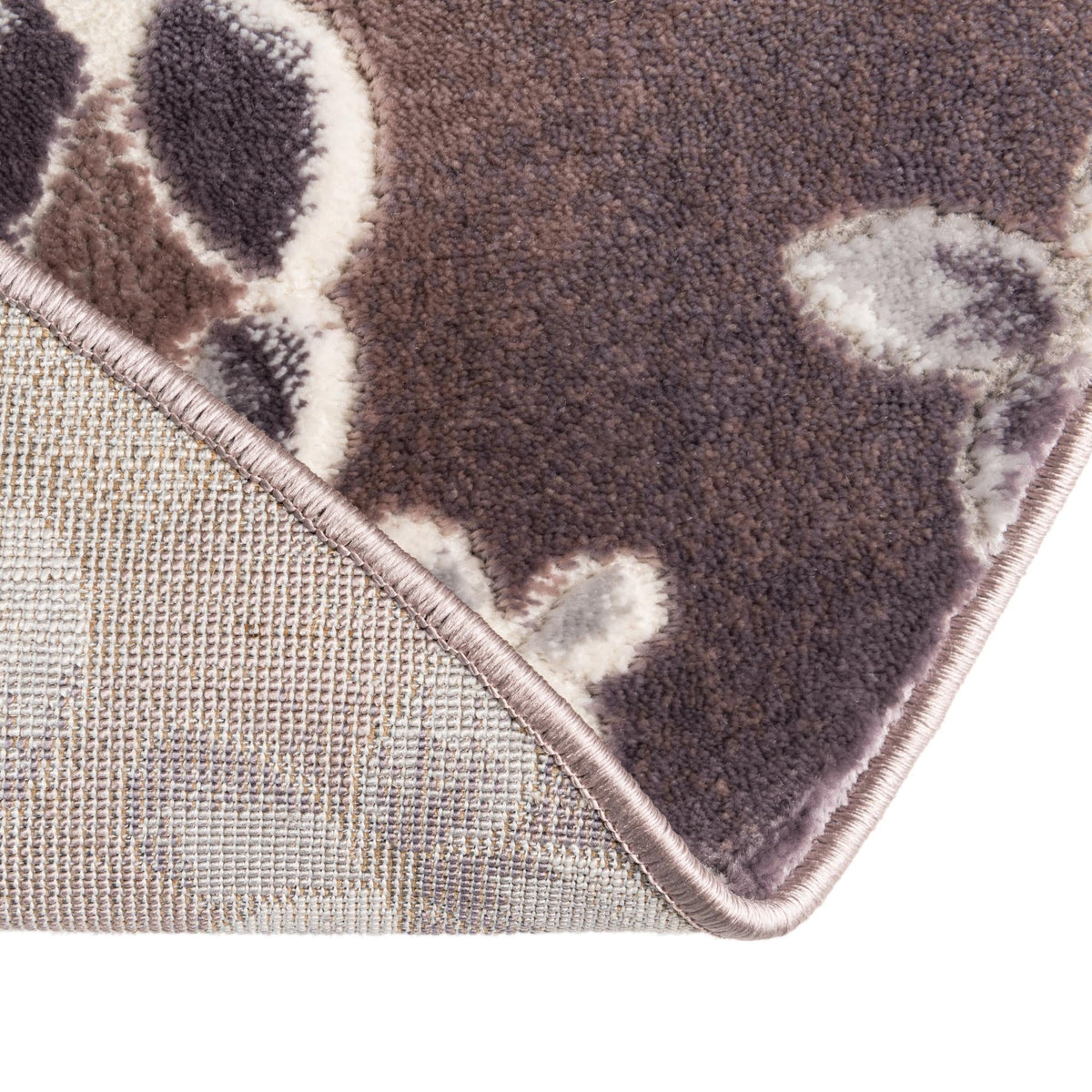 Verona Elegance Collection Area Rug - Peschiera Round Violet lifestyle 48