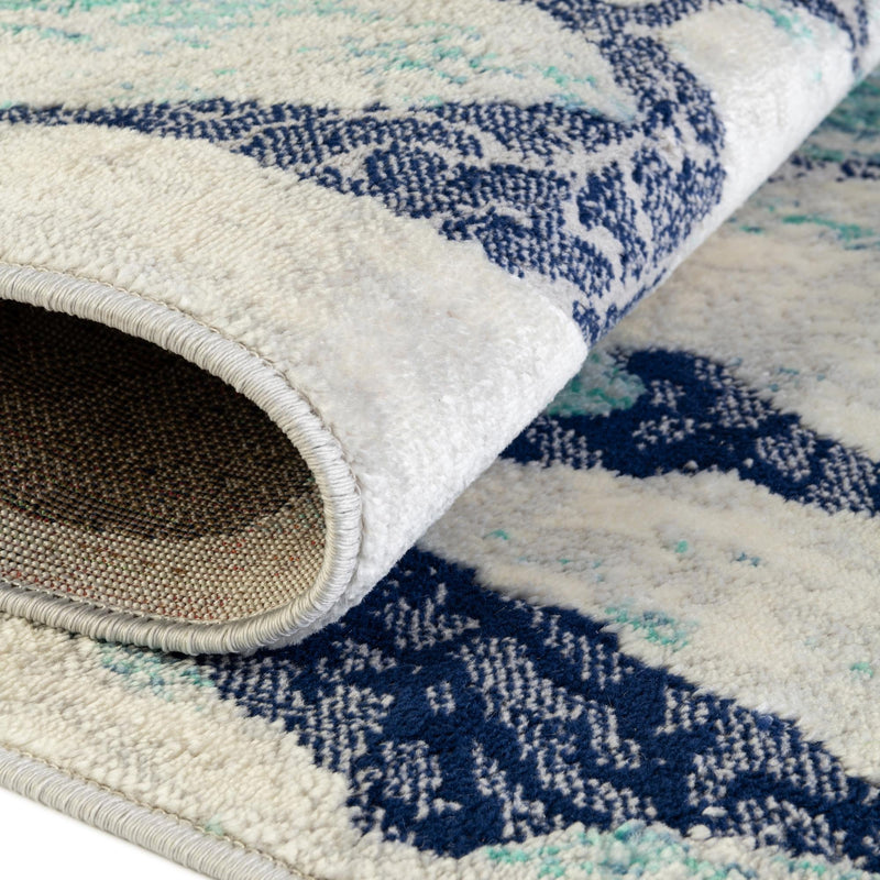 Atlantis Oasis Collection Area Rug - Tropicana Rectangle Blue lifestyle 5