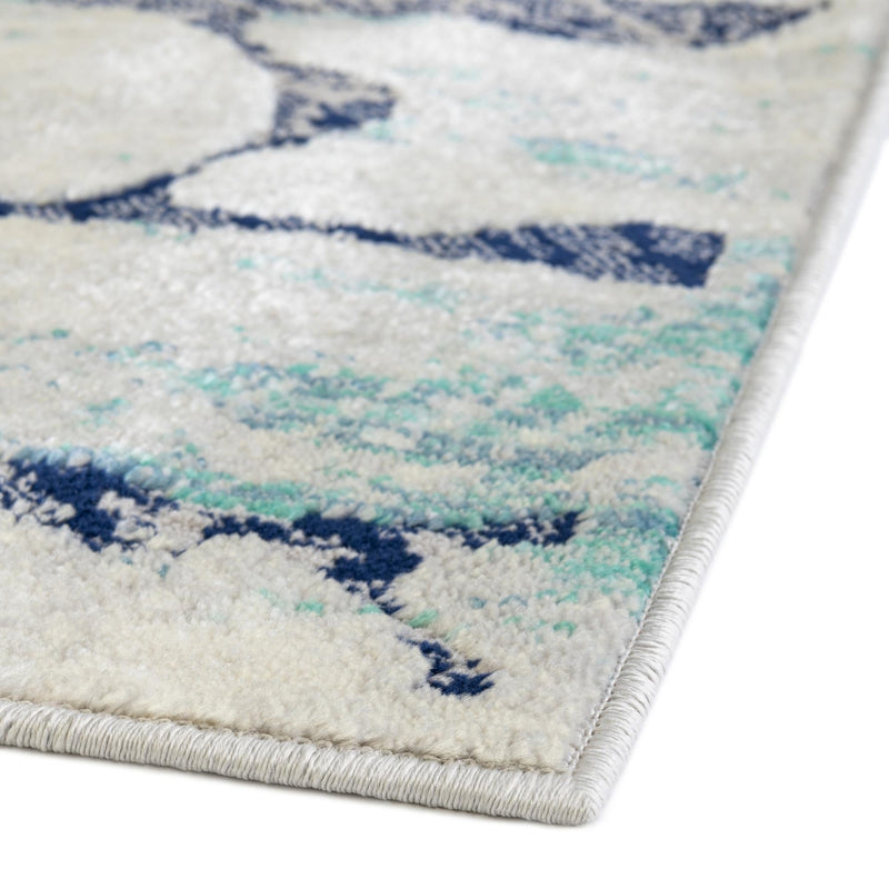 Atlantis Oasis Collection Area Rug - Tropicana Rectangle Blue lifestyle 6