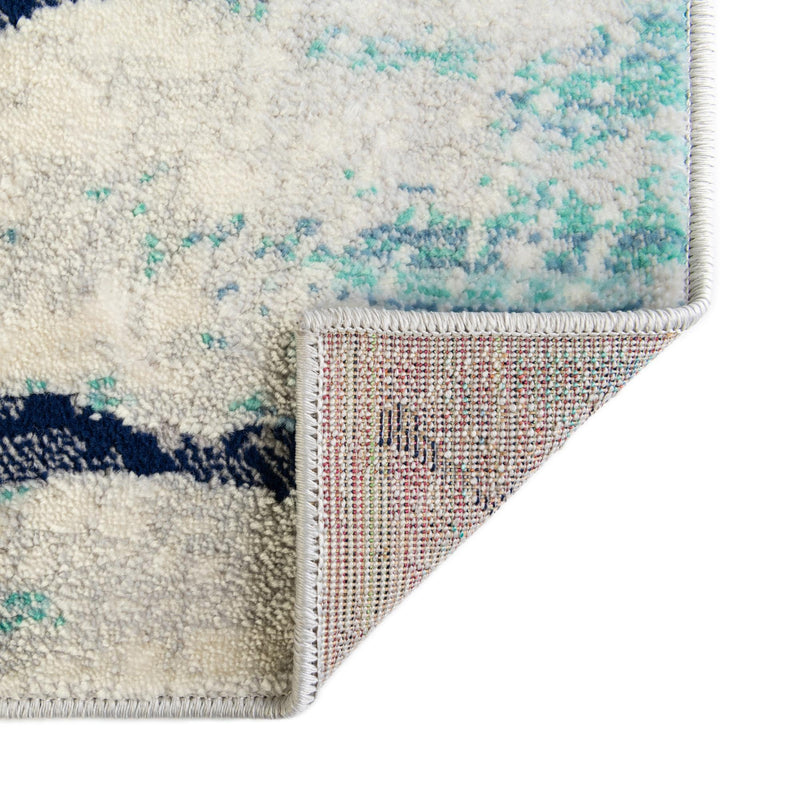 Atlantis Oasis Collection Area Rug - Tropicana Rectangle Blue lifestyle 8