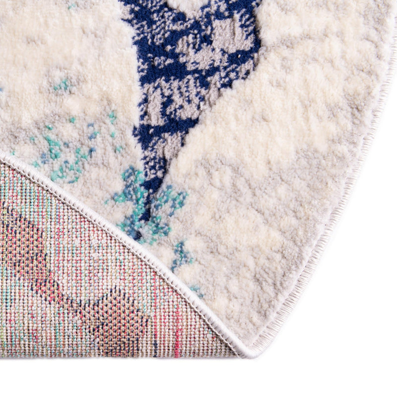 Atlantis Oasis Collection Area Rug - Tropicana Round Blue lifestyle 23