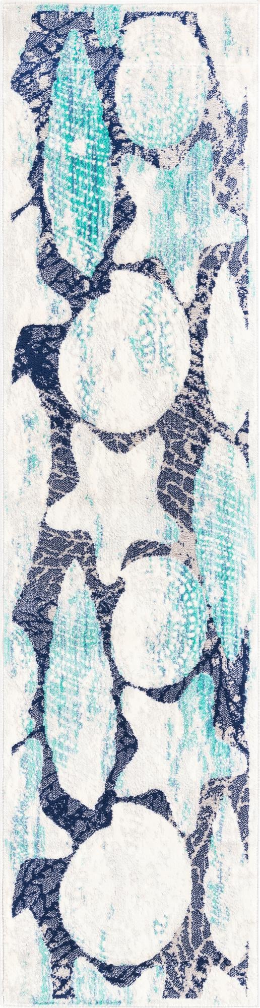 Atlantis Oasis Collection Area Rug - Tropicana Runner Blue lifestyle 10