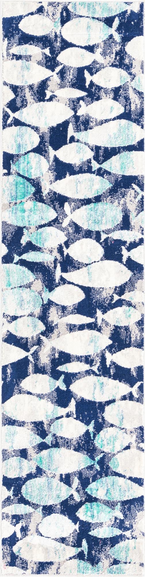 Atlantis Oasis Collection Area Rug - Lagoon Runner Blue lifestyle 10