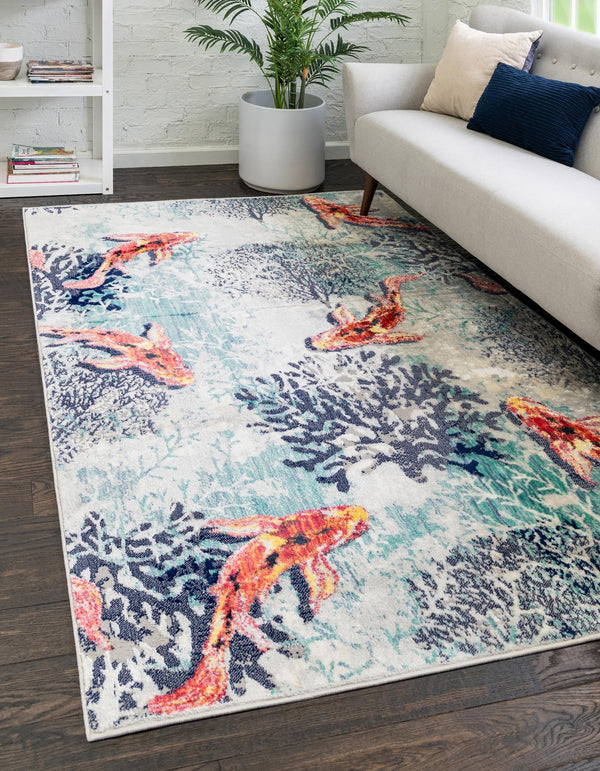 Atlantis Oasis Collection Area Rug - Marina Rectangle Multi lifestyle 2