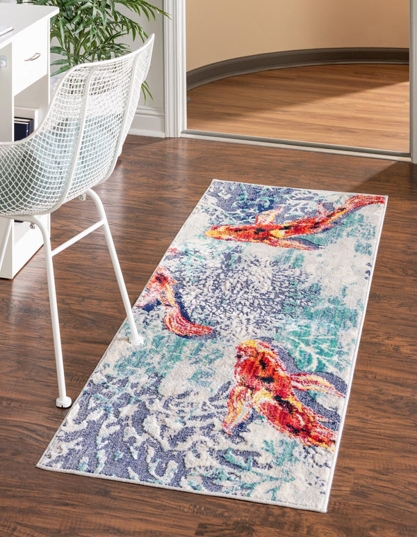 Atlantis Oasis Collection Area Rug - Marina Runner Multi lifestyle 12