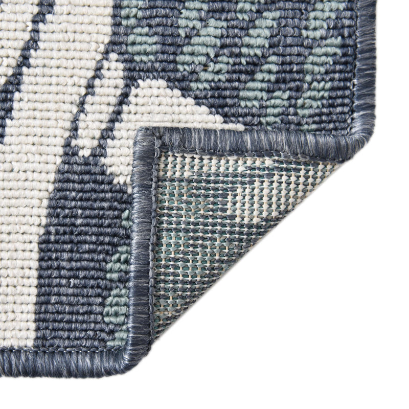 Seaside Haven Rugs Collection Area Rug - Harbor Rectangle Navy Blue lifestyle 8