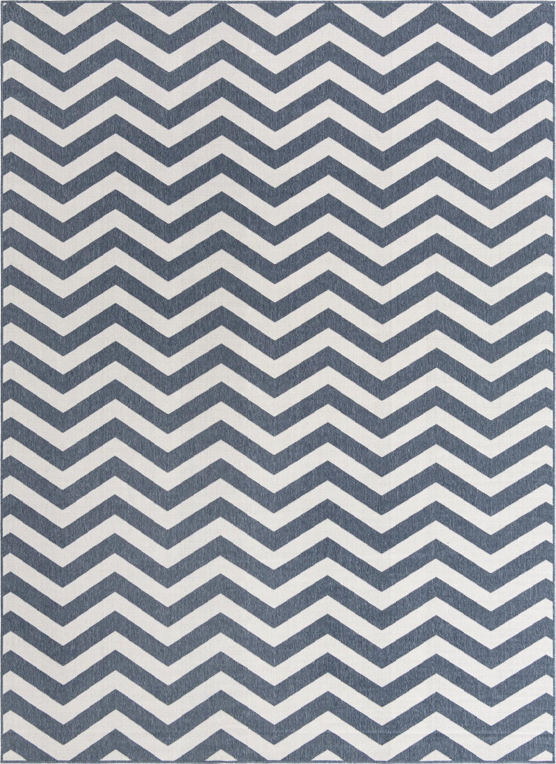 Seaside Haven Rugs Collection Area Rug - Seafarer Rectangle Navy Blue lifestyle 3