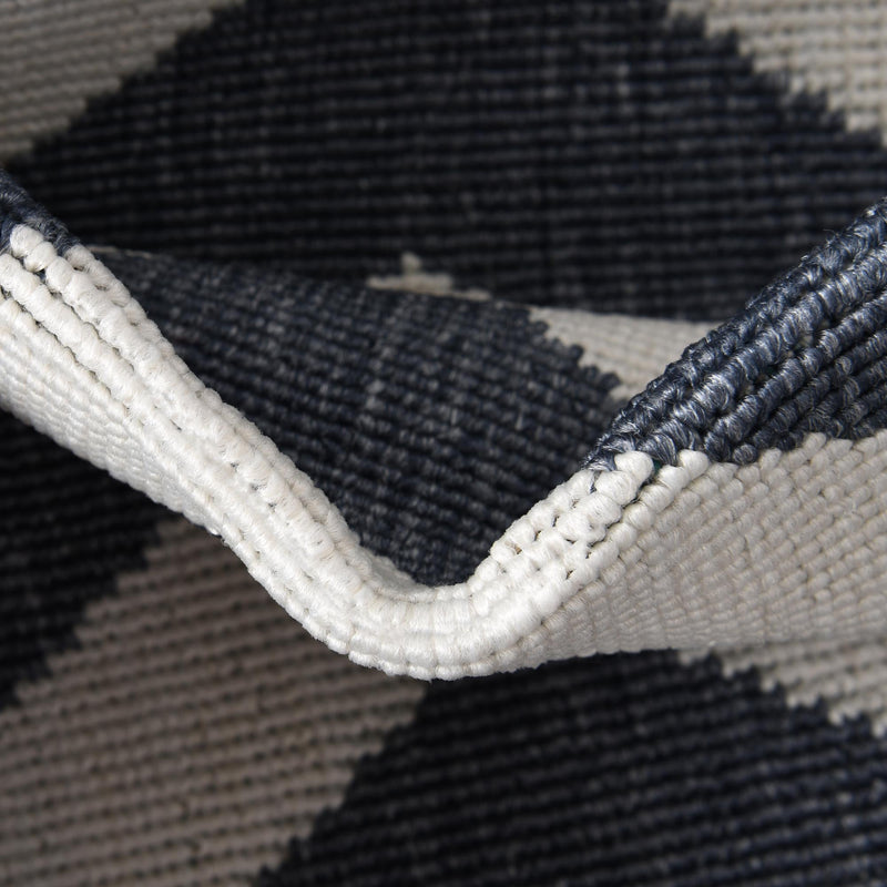 Seaside Haven Rugs Collection Area Rug - Seafarer Rectangle Navy Blue lifestyle 14