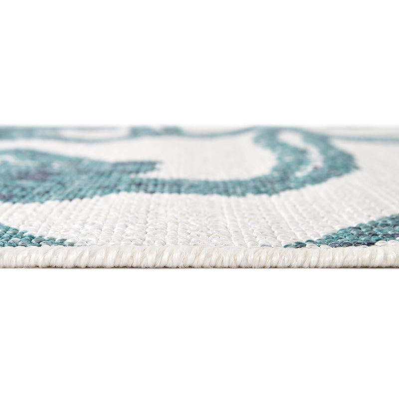 Seaside Haven Rugs Collection Area Rug - Boardwalk Rectangle Ivory lifestyle 4