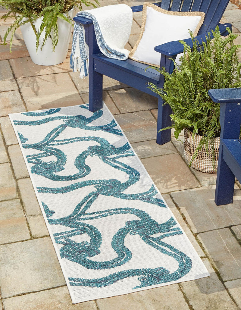 Seaside Haven Rugs Collection Area Rug - Boardwalk Runner Ivory lifestyle 17