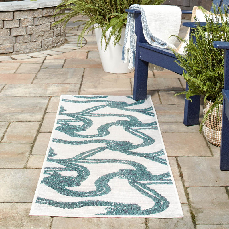 Seaside Haven Rugs Collection Area Rug - Boardwalk Runner Ivory lifestyle 52