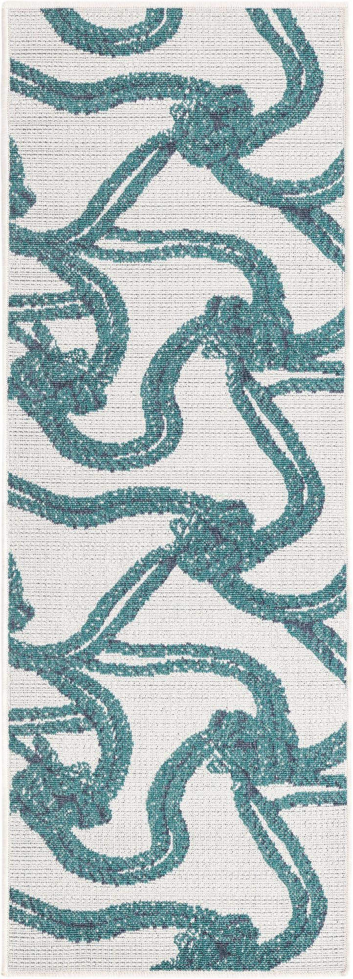 Seaside Haven Rugs Collection Area Rug - Boardwalk Runner Ivory lifestyle 13