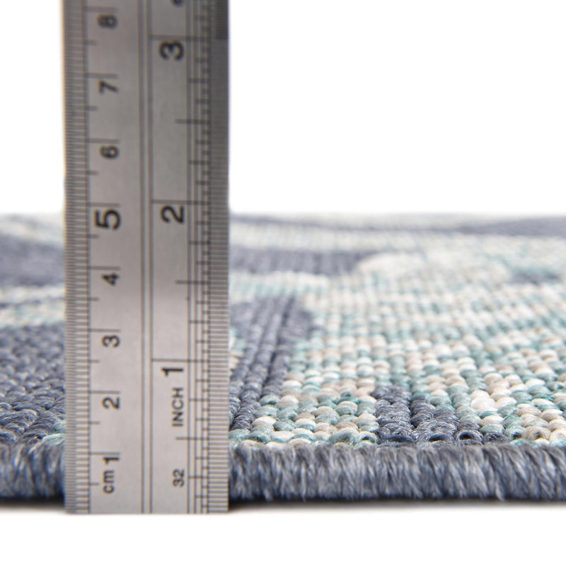Seaside Haven Rugs Collection Area Rug - Boardwalk Runner Navy Blue lifestyle 26