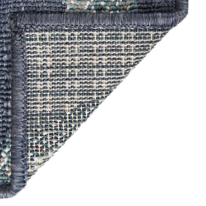 Seaside Haven Rugs Collection Area Rug - Boardwalk Runner Navy Blue lifestyle 42