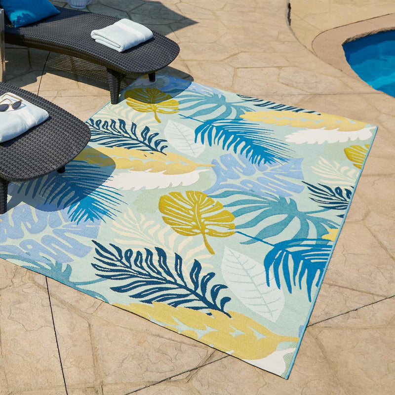 Garden Terrace Escape Collection Area Rug - Sunkiss Rectangle Multi lifestyle 9