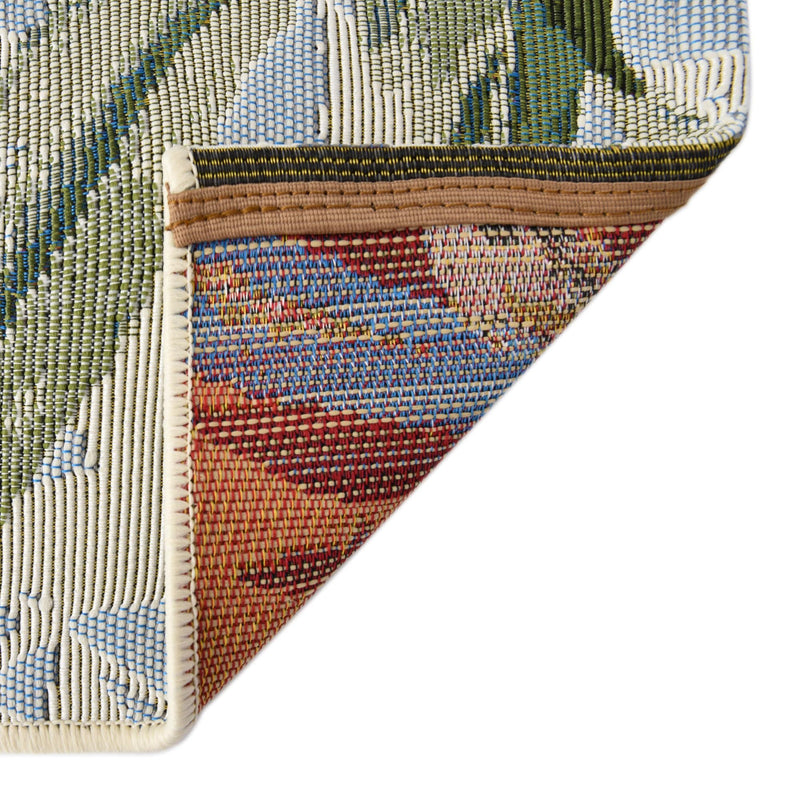 Garden Terrace Escape Collection Area Rug - Tropic Rectangle Multi lifestyle 8