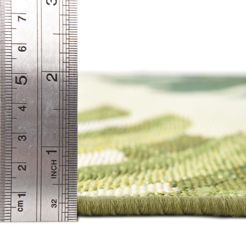 Garden Terrace Escape Collection Area Rug - Ivy Rectangle Green lifestyle 4