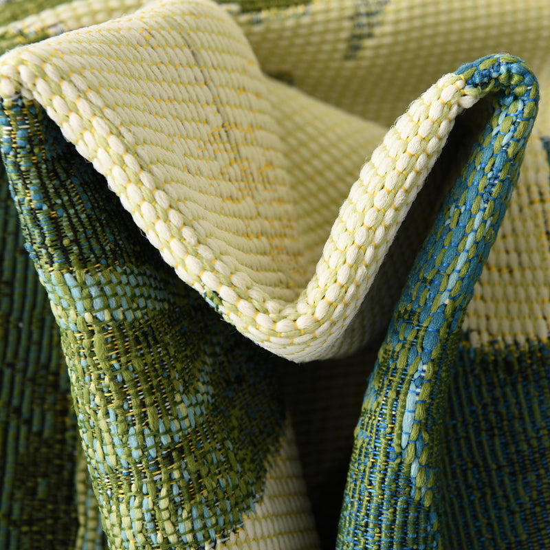 Garden Terrace Escape Collection Area Rug - Ivy Rectangle Green lifestyle 7