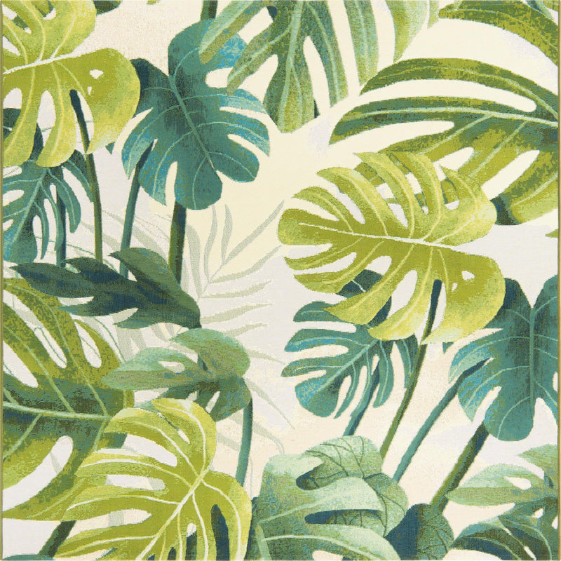 Garden Terrace Escape Collection Area Rug - Ivy Square Green lifestyle 16