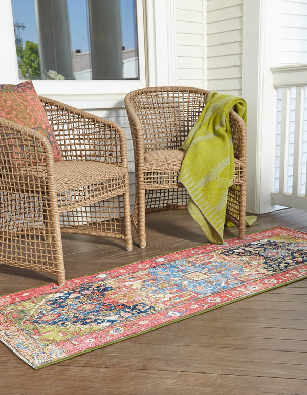 Patio Elegance Collection Area Rug - Sanctuary Runner Multi lifestyle 21
